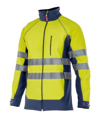 SOFT SHELL BICOLOR DE ALTA VISIBILIDAD