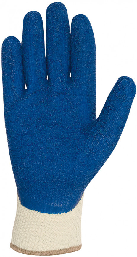 GUANTE POLIESTER/ALGODON PALMA LATEX 2