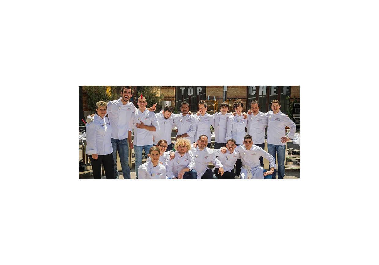 CHAQUETA DE COCINA C/CREMALLERA HOMBRE Top Chef 2