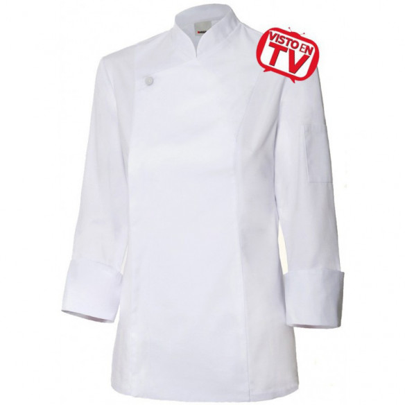 CHAQUETA DE COCINA C/CREMALLERA MUJER Top Chef