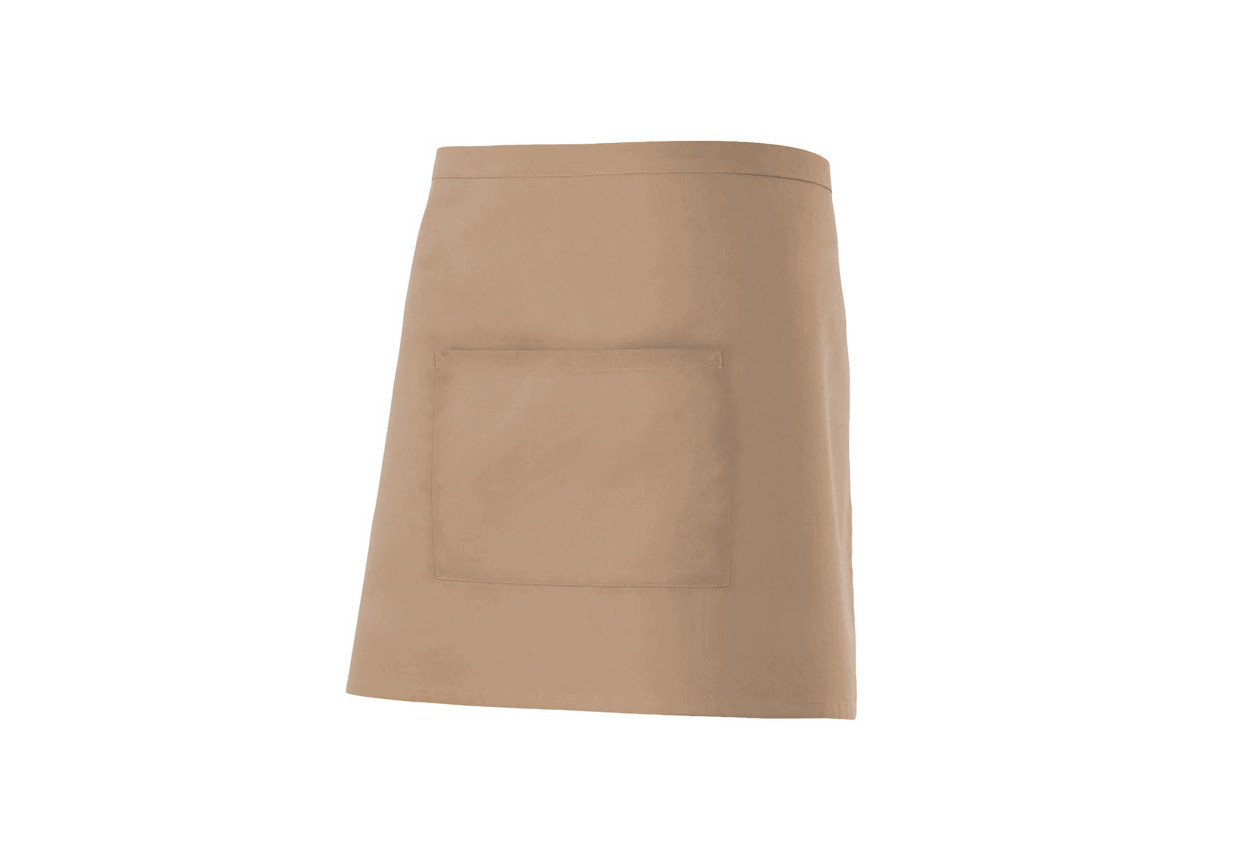 Delantal corto con bolsillo