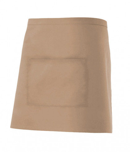 Delantal corto con bolsillo
