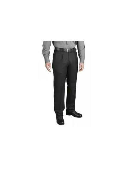 PANTALÓN CABALLERO CORTE RECTO CON PINZA 100118