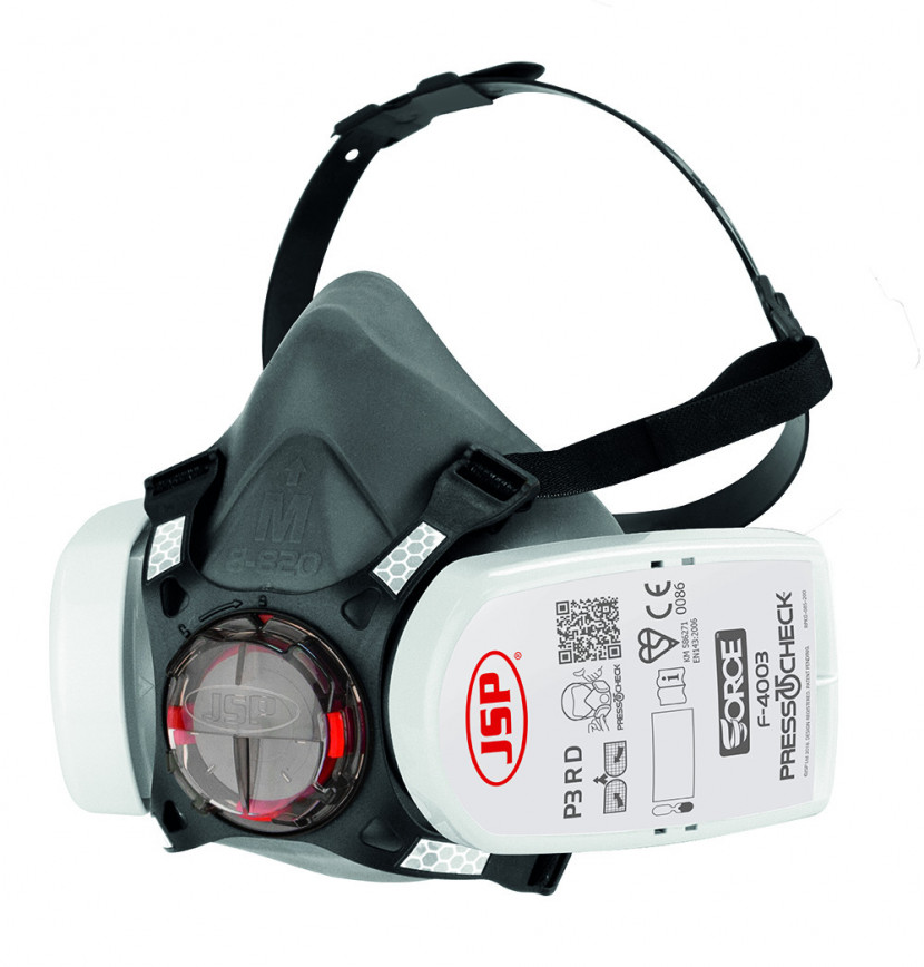 Semi-máscara Force8 JSP con válvula 2