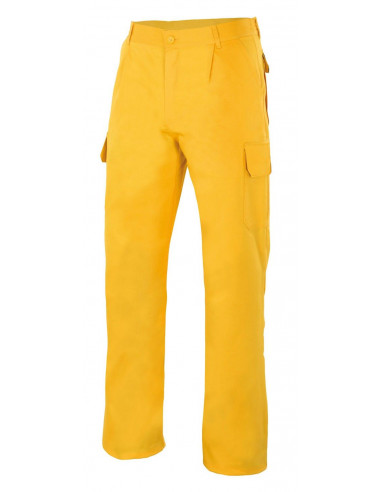 PANTALON MULTIBOLSILLOS NARANJA