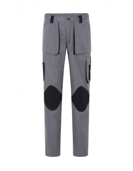 Pantalón bicolor multibolsillos refuerzo rodillas