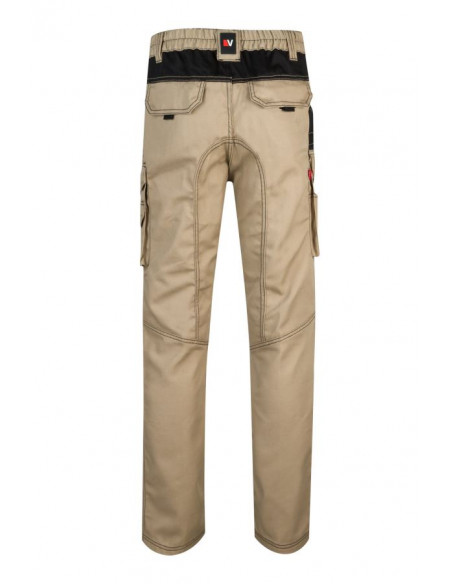 Pantalón canvas bicolor multibolsillos Velilla