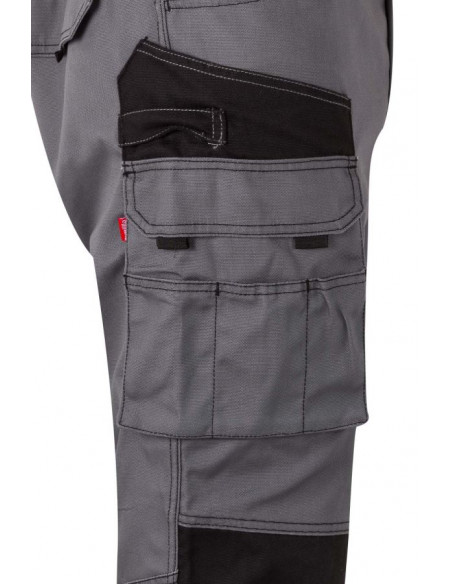 Pantalón canvas bicolor multibolsillos Velilla