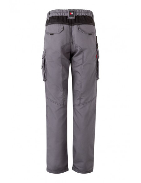 Pantalón canvas bicolor multibolsillos Velilla