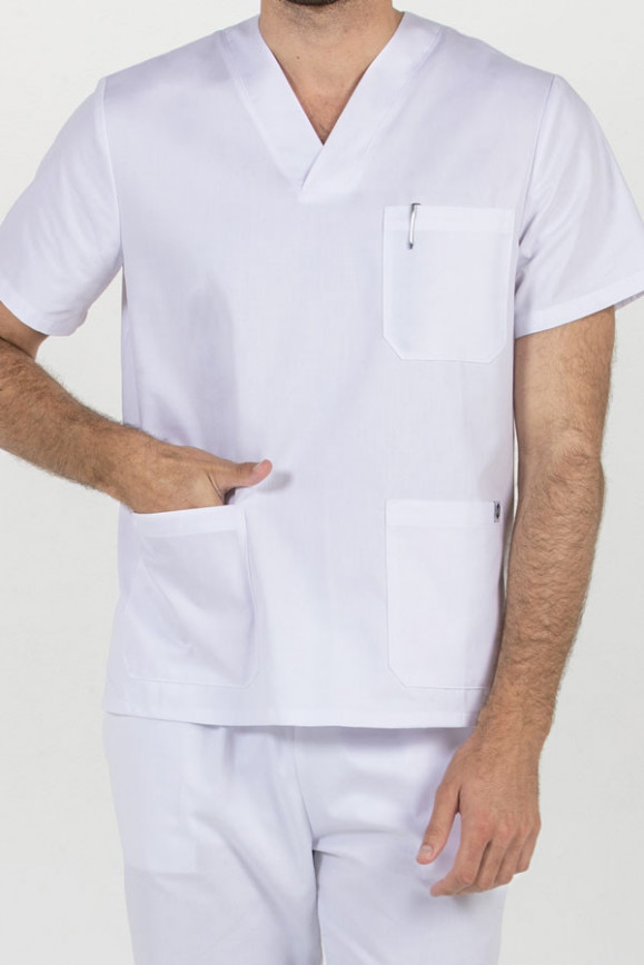 copy of Chaqueta pijama cuello pico manga corta