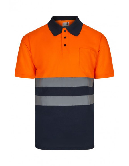 POLO NARANJA/AMARILLO ALTA VISIBILIDAD M/C