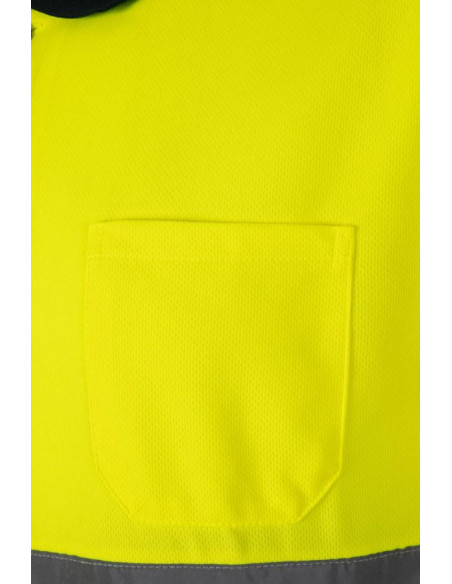 POLO ALTA VISIBILIDAD M/L BICOLOR