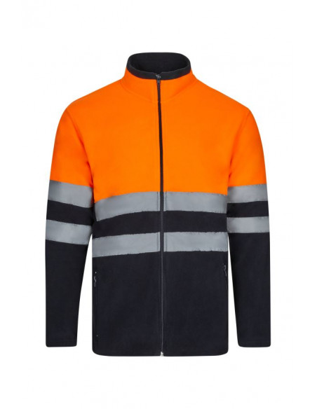 CHAQUETA POLAR ALTA VISIBILIDAD BICOLOR