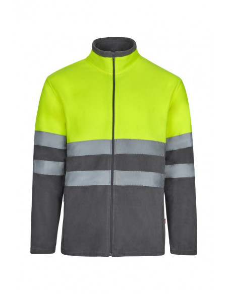 CHAQUETA POLAR ALTA VISIBILIDAD BICOLOR