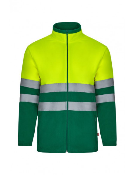 CHAQUETA POLAR ALTA VISIBILIDAD BICOLOR